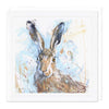 Greeting Card - f016 - Spring Hare - Spring Hare - Whistlefish - Greeting Card