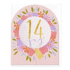 Greeting Card - F197 - 14 Today Vibrant Arch Card - 14 Today Vibrant Arch Card - Whistlefish