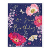 Greeting Card - F252 - Floral Beauty Birthday Card - Floral Beauty Birthday Card - Whistlefish