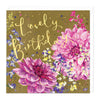 Greeting Card - F254 - Lovely Florals Birthday Card - Lovely Florals Birthday Card - Whistlefish