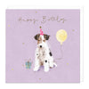 Greeting Card - F387 - Fluffly Jack Russell Birthday Card - Fluffly Jack Russell Birthday Card - Whistlefish