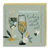 Greeting Card - F424 - Golden Flutes Anniversary Card - Golden Flutes Anniversary Card - Whistlefish