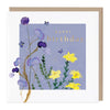 Greeting Card - F430 - Blue Poppy & Thyme Birthday Card - Blue Poppy & Thyme Birthday Card - Whistlefish