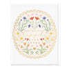 Greeting Card - F467 - Happily Ever After Floral Card - Happily Ever After Floral Card - Whistlefish