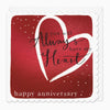 Greeting Card - G109 - My Heart Anniversary Scalloped Card - My Heart Anniversary Scalloped Card - Whistlefish