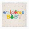 Greeting Card-G338 - Welcome Baby Scallop Card-Whistlefish