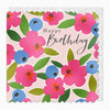 Greeting Card-G339 - Floral Scallop Birthday Card-Whistlefish