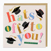 Greeting Card-G354 - Hats Off To You Graduation Card-Whistlefish