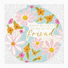 Greeting Card-G359 - Lovely Friend Bauble Birthday Card-Whistlefish