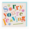 Greeting Card-G376 - Big Bold Leaving Card-Whistlefish
