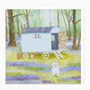 Greeting Card-G427 - Westie in the Woods Art Card-Whistlefish