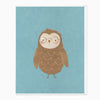 Greeting Card-G442 - Woodland Wonders Owl Art Card-Whistlefish