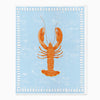 Greeting Card-G446 - Beach House Lobster Art Card-Whistlefish