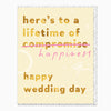 Greeting Card-G481 - Lifetime of Happiness Wedding Card-Whistlefish
