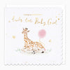 Greeting Card-G500 - Giraffe Baby Girl Card-Whistlefish