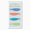 Greeting Card-G514 - Fishes Birthday Card-Whistlefish