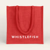 Jute Bag-JB194 - Phone Box Red Small Jute Bag-Whistlefish