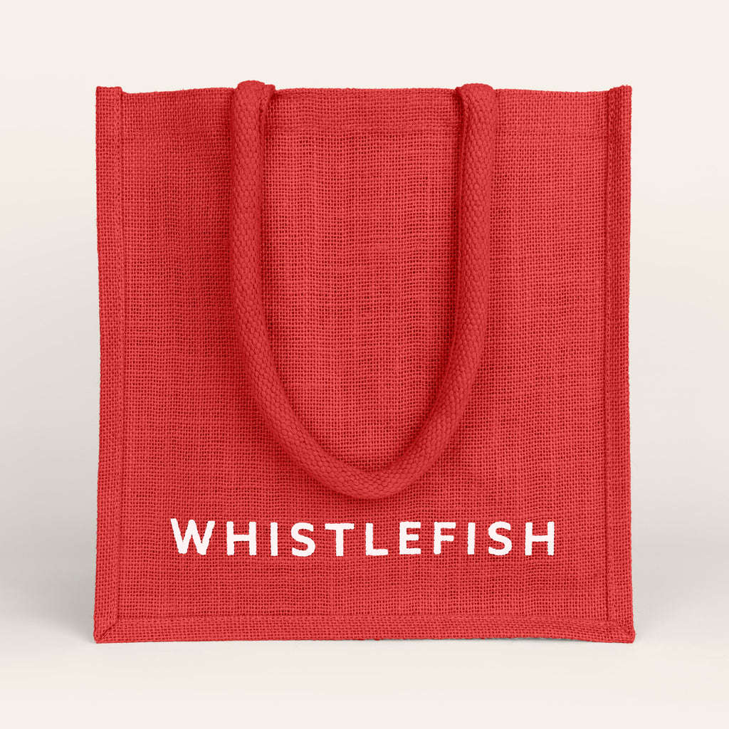 Post Box Red Jute Bag - Whistlefish | Whistlefish Trade