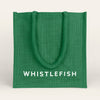 Jute Bag-JB197 - Forest Green Small Jute Bag-Whistlefish