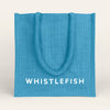 Jute Bag-JB200 - Sea Blue Small Jute Bag-Whistlefish