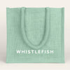Jute Bag-JB202 - Sea Foam Large Jute Bag-Whistlefish