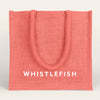 Jute Bag-JB203 - Coral Large Jute Bag-Whistlefish