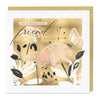 LN003 - Golden Butterfly Friend Birthday Card