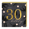 LN015 - Elegant Flair 30th Birthday Card