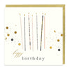 LN023 - Elegant Celebration Candles Birthday Card