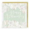 Luxury Card - LN066 - Happy Anniversary Floral Luxury Card - Happy Anniversary Floral Luxury Card - Whistlefish