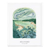 Luxury Card - LN081 - Helford Arched Lino Luxury Card - Helford Arched Lino Luxury Card - Whistlefish