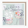 Luxury Card - LN123 - 25th Wedding Anniversary Luxury Card - 25th Wedding Anniversary Luxury Card - Whistlefish