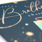 Luxury Christmas Card - LZ008 - Wonderful Brother Luxury Christmas Card - Wonderful Brother Luxury Christmas Card - Whistlefish