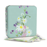 Notelet Tin-DA25NT - Messy Daisy Notelet Tin-Whistlefish