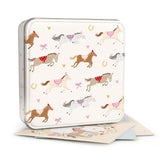 Notelet Tin-MWT65 - Pony Club Notelet Tin-Whistlefish