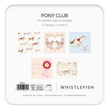 Notelet Tin-MWT65 - Pony Club Notelet Tin-Whistlefish