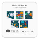 Notelet Tin-MWT66 - Over The Moon Notelet Tin-Whistlefish