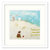 TRHC01F - The Quiet End of the Beach Medium Framed Print