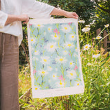 Tea Towel-DA25TT - Messy Daisy Tea Towel-Whistlefish