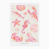 Tea Towel-WTT291 - Beneath The Blush Tea Towel-Whistlefish