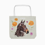 Tea Towel-EQ02TT - Grace & Gallop Natural Tea Towel-Whistlefish