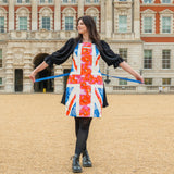 WA33 - Navy Poppy Union Jack Apron