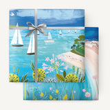 WWP116 - Coastal Path Wrapping Paper