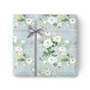 Wrapping Paper - GWP09 - Wedding Flowers Blue Wrapping Paper - Wedding Flowers Blue Wrapping Paper - Whistlefish