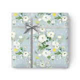 Wrapping Paper - GWP09 - Wedding Flowers Blue Wrapping Paper - Wedding Flowers Blue Wrapping Paper - Whistlefish