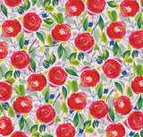 Wrapping Paper-GWP101 - Painty Pastel Floral Wrapping Paper-Whistlefish