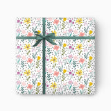 Wrapping Paper-GWP102 - Crayon Florals Wrapping Paper-Whistlefish