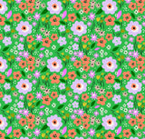 Wrapping Paper-GWP105 - Bright Green floral Wrapping Paper-Whistlefish