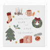 XA191 - Patchwork Cosy Christmas Card