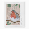 XA292 - Vintage Postcard Robin Christmas Card